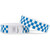 Blue Checkboard - In Stock Tyvek Wristbands