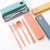 Portable Wheat Straw Cutlery Set