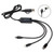 Black Logo - Traverse 3-in-1 Charging Cable
