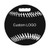 Baseball Shaped Stadium Seat Cushion