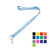 Custom 1/2" Polyester Lanyard w/ Lobster Claw & Cell Phone Loop