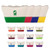 Two-Tone Canvas Cosmetic Bag