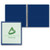 Royal Blue Imprinted - 3/4" Entrapment Round Ring Binder
