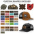 Richardson #258 Five Panel Rope Cap w/Leatherette Adhesive Patches or Embroidery