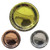Laser Iridescent Disposable Round Plate
