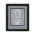 Vertical / 16.5 x 20 - Eldridge Certificate TexEtch - Satin Black