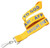 Yellow Logo - 3/4" Polyester Custom Printed Lanyard
