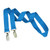 Process Blue - 3/4" Custom Open Ended Polyester Lanyard w/ Badge Holder