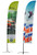 16' "Blade" Wing Feather Single Sided Flag Only