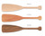 2.875" x 18" - Promotional Hardwood Paddles