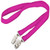 Hot Pink - 3/4" USA Made Double Ended Dye-Sub Lanyard