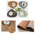 Retro Cowhide Patter Leather Placemats