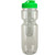 Clear/Neon Green - 22 Oz Translucent Bike Bottle with Infuser
