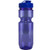 Translucent Purple/Blue - 22 Oz Translucent Bike Bottle with Infuser