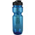 Translucent Blue/Smoke Gray - 22 Oz Translucent Bike Bottle with Infuser