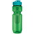 Translucent Green/Translucent Aqua Blue - 26 Oz Translucent Jogger Bottle with Infuser