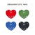 H#06 - Full Color Christmas Ornament - Heart