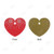 Full Color Christmas Ornament - Heart