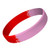 Red/Pink Seg - Debossed Wristbands