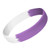 White/Lavender Seg - Debossed Wristbands