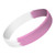 White/Pink Seg - Debossed Wristbands