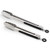 Stainless Steel Kitchen Cooking Tongs 9" and 12" Set of 2
