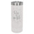 White Logo - Polar Camel 22 Oz. Skinny Tumbler w/Slider Lid