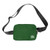 Kelly Green Branded Black Strap - LL Crossbody Belt Bag Fanny Pack With Metal Zipper (Air Import)