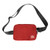 Red Branded Black Strap - LL Crossbody Belt Bag Fanny Pack With Metal Zipper (Air Import)