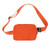 Orange Blank - LL Crossbody Belt Bag Fanny Pack With Metal Zipper (Air Import)