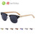 Aviator Semi-Rimless Frame Sunglasses