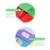 Durable Plastic Folder with 2 Pockets & Fasteners
