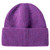 Purple - Unisex Cuffed Knitted Beanie With Custom Logo