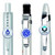 Decal Clip Option - Bamboo-I Retractable Eco-Friendly Pens with Chrome Trims
