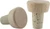 2 Piece Wood-Top Bottle Corks on a Card