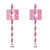 1.5" x 1.5" Straw Flags Style D