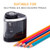 Portable electric children's pencil sharpener