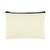 Black - 9" x 6" Cotton Canvas Zipper Pouch