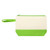Lime Green - Cotton Canvas Two-Tone Cosmetic Bag