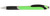 Green - Bright Color Rubber Grip Ballpoint Pen