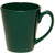 Green - 12 Oz. Latte Coffee Mug - White