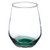 Green - 12 Oz. Glass Tumbler Silicia Rocks