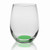 Green - 9 oz. Import Stemless Wine Glasses