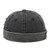 Black - Adjustable Cotton Patched Skull Cap Worker Sailor Cap