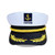 White - Adult Captain Costume Hat Cap