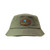 Green - Seeker Bucket Hat, Leather Patch - Full Color Digital