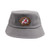 Gray - Seeker Bucket Hat, Leather Patch - Full Color Digital