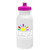 WB20_white_bottle_hotpink_lid_full.png - Garyline® Omni Bike Bottle - 20 oz.