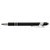 Black - Soft-Touch Aluminum Pen w/ Stylus