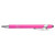 Pink - Soft-Touch Aluminum Pen w/ Stylus